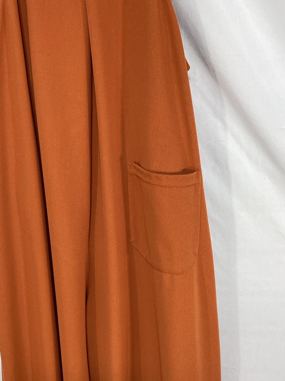 HALARA XL Rust Orange Wide-Leg Jumpsuit Overalls - Picture 6 of 11